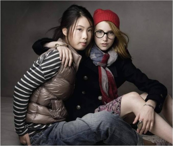 GAP China - Print Ad (Wang Momo and Julia Frakes)