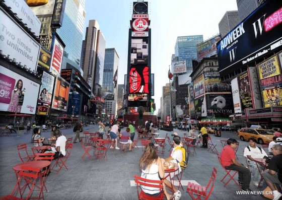 Xinhua News Agency - Times Square Billboard