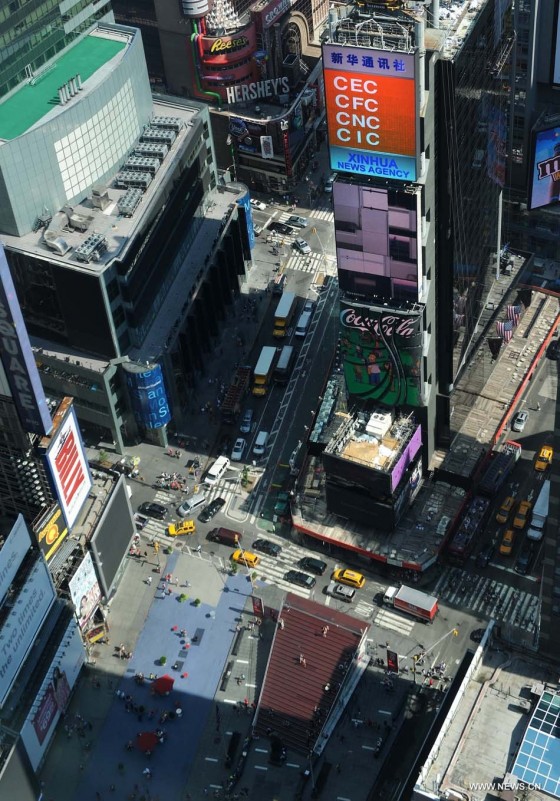 Xinhua News Agency - Times Square Billboard